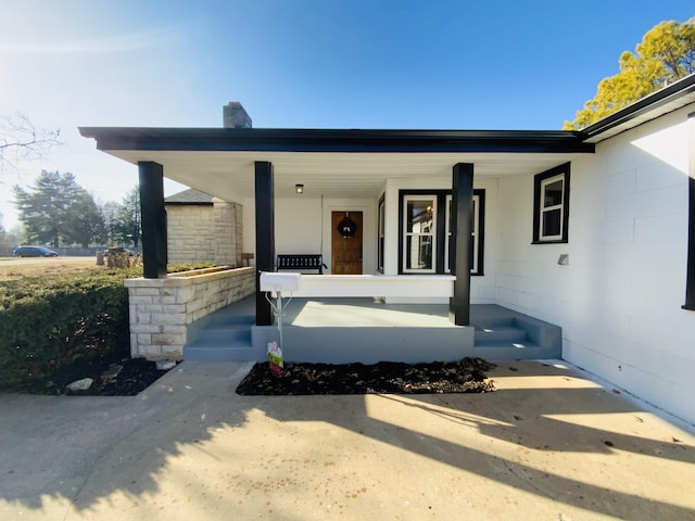 view of entrance to property