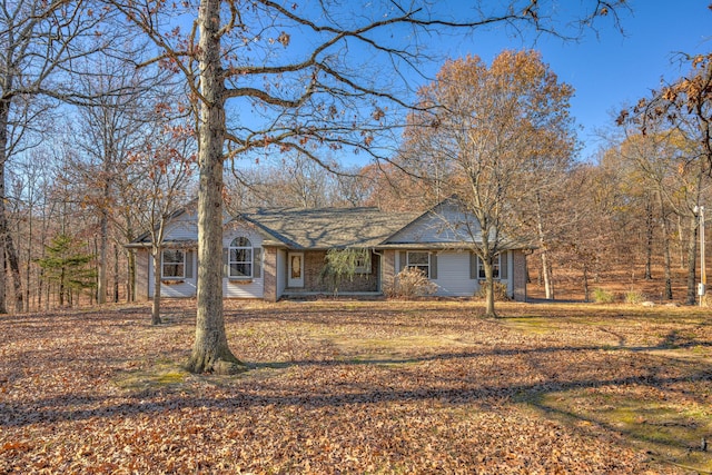 view of ranch-style home