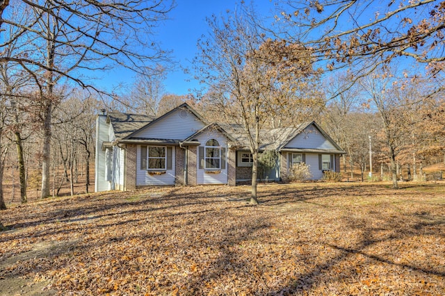 view of ranch-style house