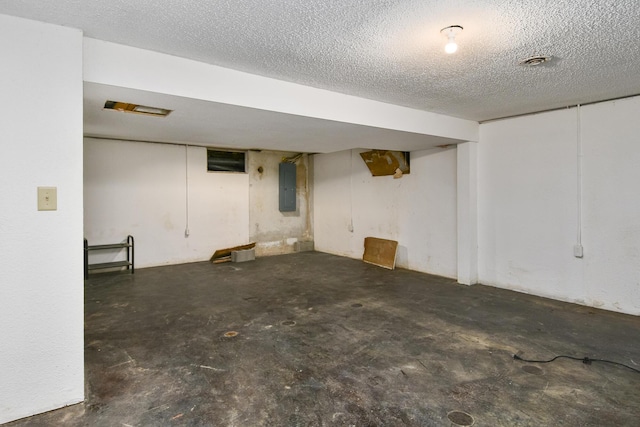 3011 E Lamonta Dr, Springfield, MO 65804 - finished basement with electric panel and a textured ceiling