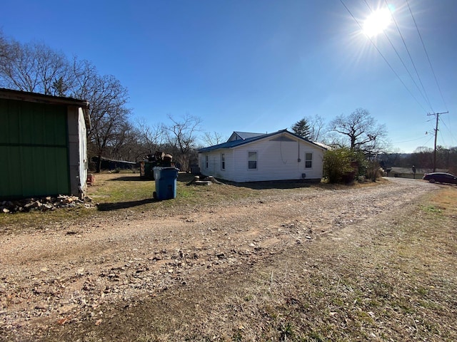 view of side of home