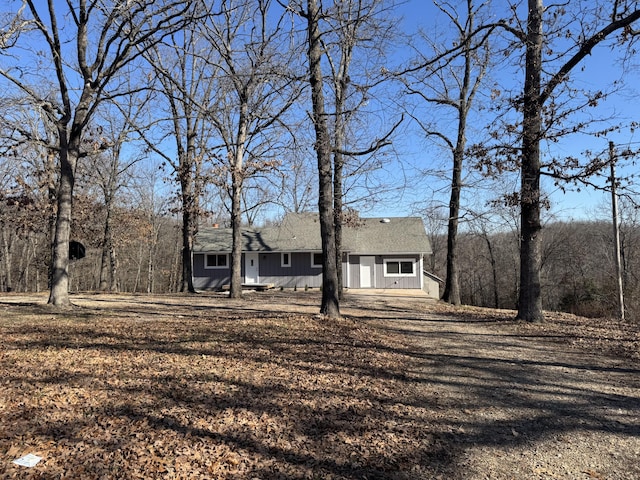 view of front of home