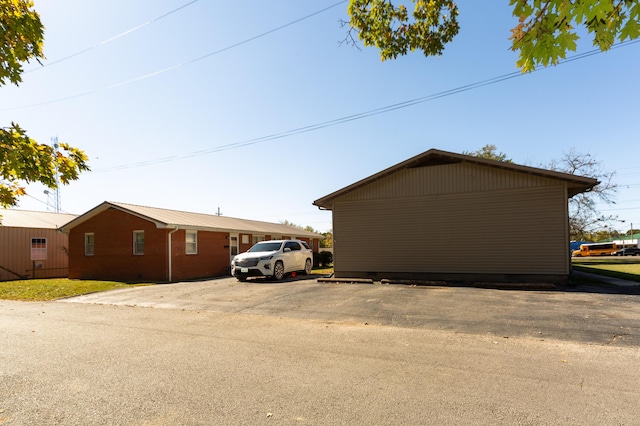 view of property exterior