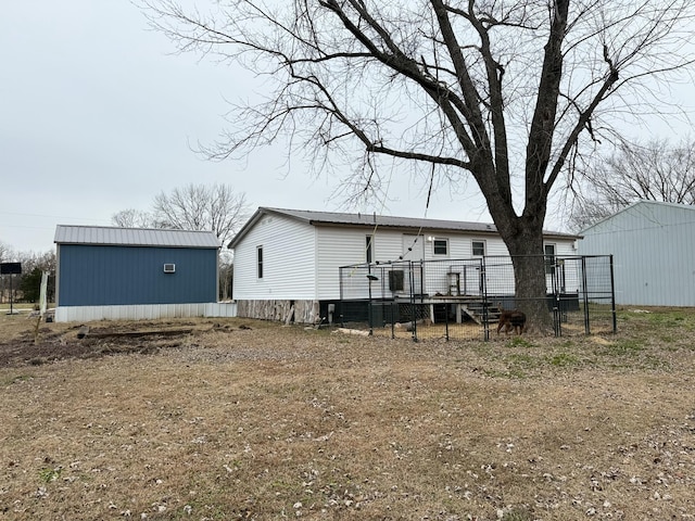 view of back of property