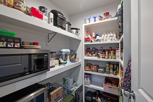 view of pantry