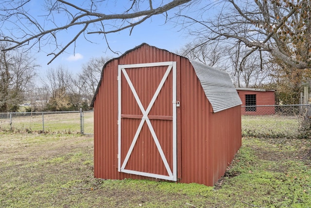 view of outbuilding