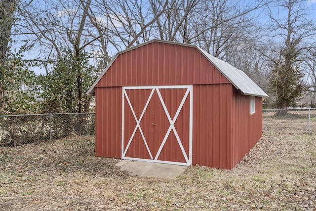 view of outdoor structure