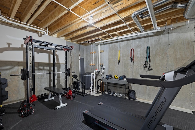 view of exercise room