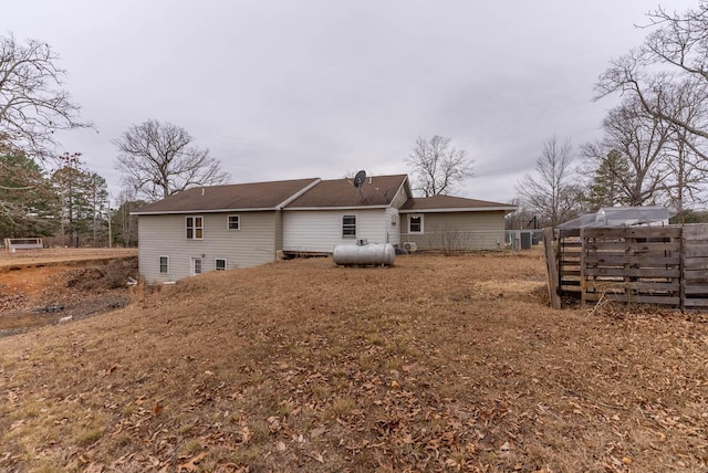 view of back of property