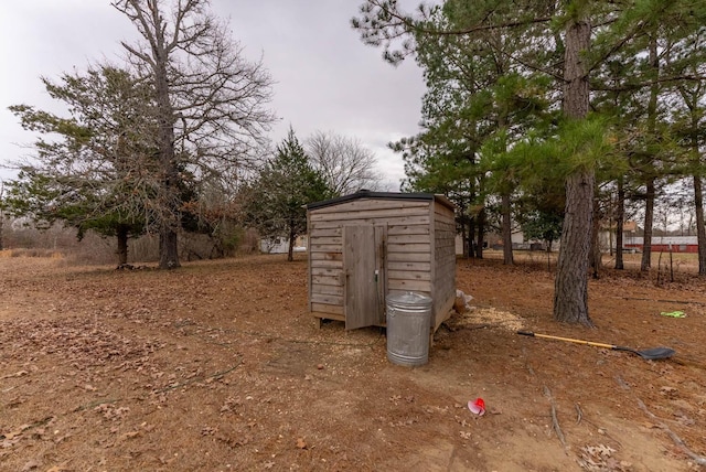 view of outdoor structure