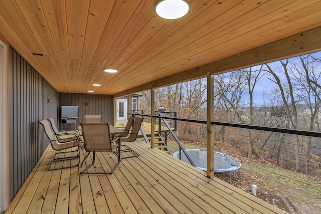 1369 E 398th Rd, Bolivar, MO 65613 - deck with outdoor dining space