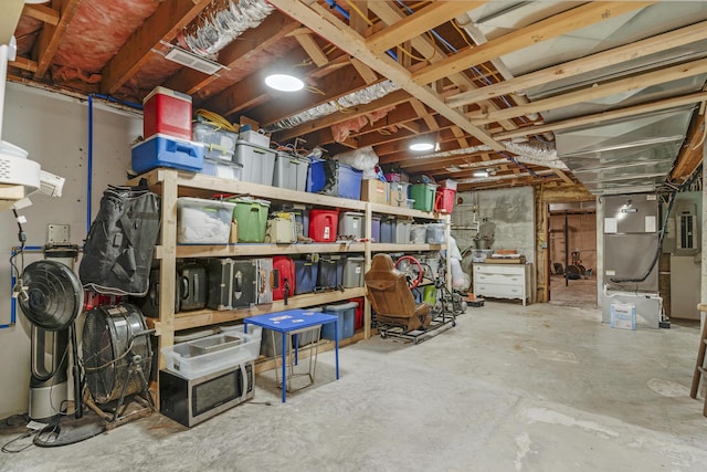 1369 E 398th Rd, Bolivar, MO 65613 - storage room featuring heating unit and electric panel
