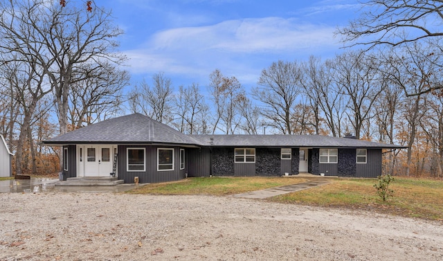 view of ranch-style home