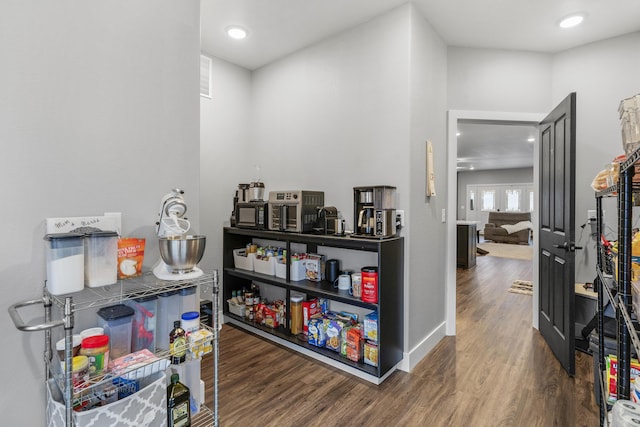 1369 E 398th Rd, Bolivar, MO 65613 - interior space featuring wood finished floors and recessed lighting