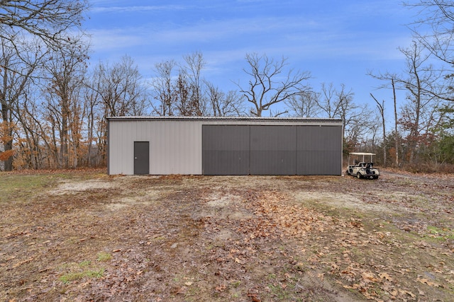 view of outbuilding