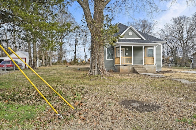 view of front of house with a porch