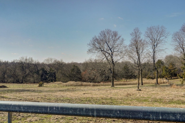 view of yard featuring a rural view