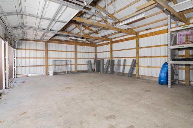 1012 W Monarch Dr, Nixa, MO 65714 - garage with metal wall