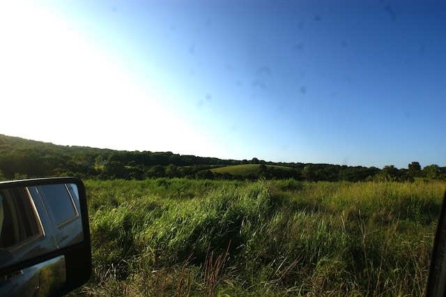 view of landscape featuring a rural view