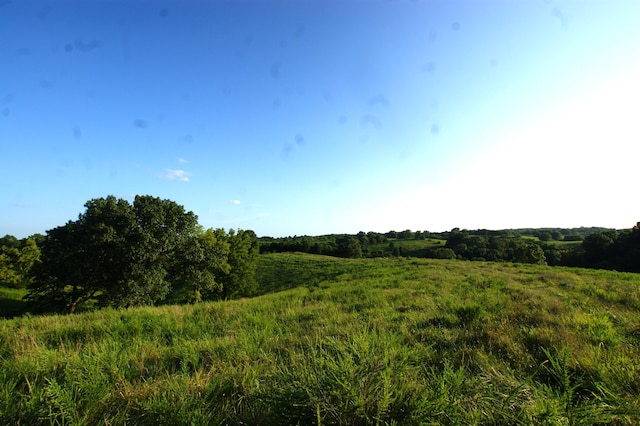 view of landscape featuring a rural view