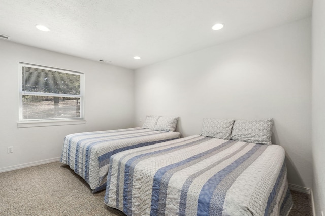 bedroom featuring carpet floors