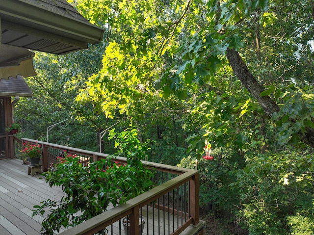 view of deck