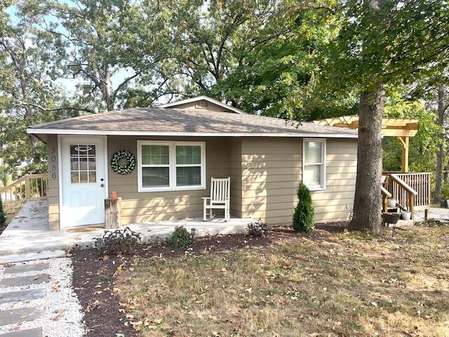 view of front of home