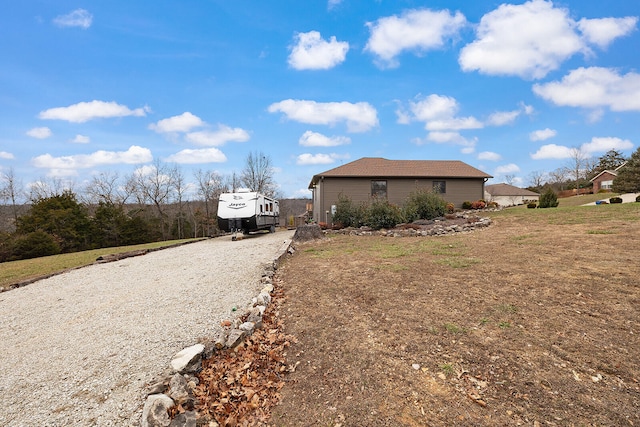 view of side of property