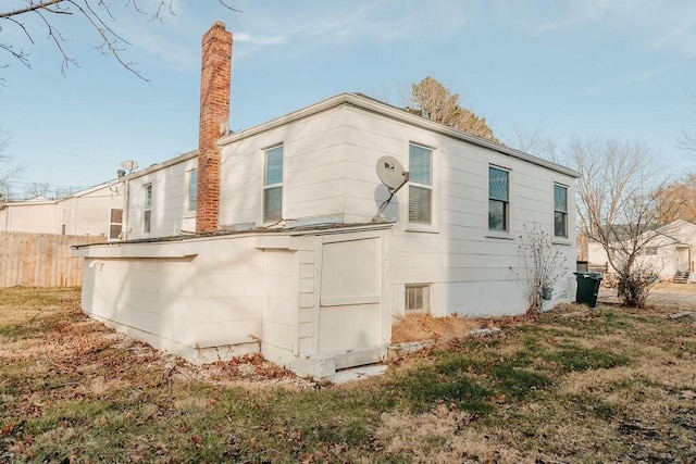 view of back of property