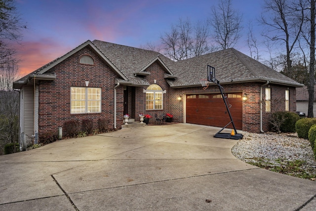 view of ranch-style house