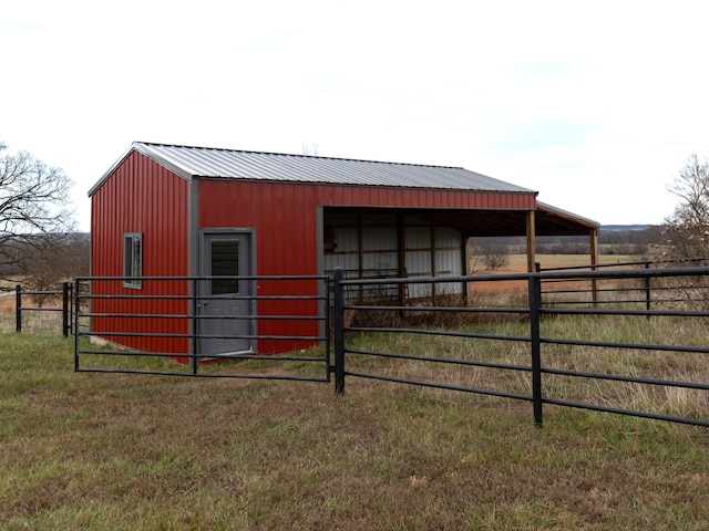 view of stable