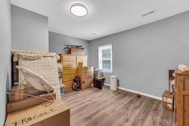 interior space with wood-type flooring