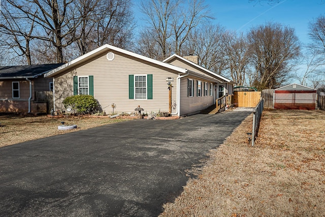 view of property exterior