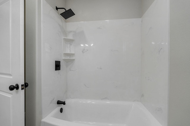 bathroom featuring washtub / shower combination