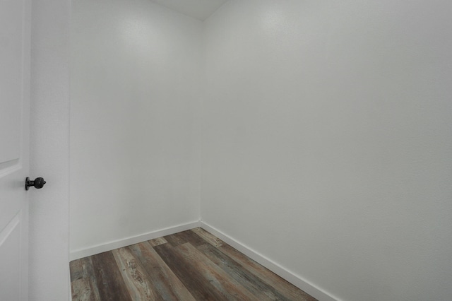 interior space with hardwood / wood-style flooring