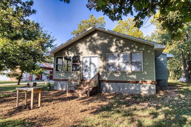 view of front of property