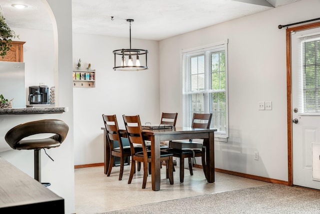 776 S Pinehurst St, Nixa, MO 65714 - dining area featuring baseboards and plenty of natural light