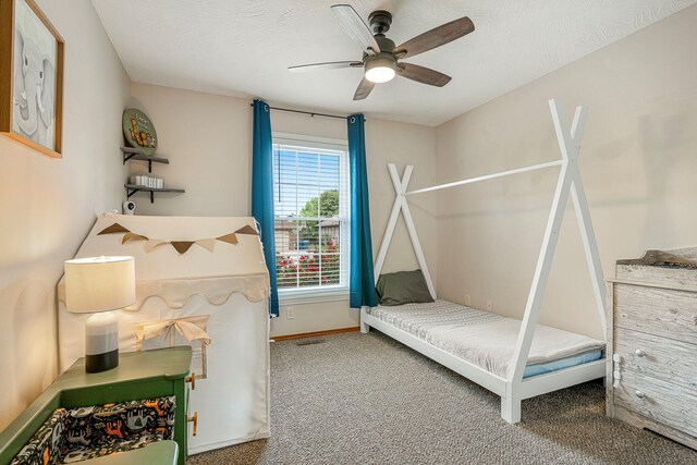 776 S Pinehurst St, Nixa, MO 65714 - bedroom with carpet flooring, ceiling fan, and baseboards