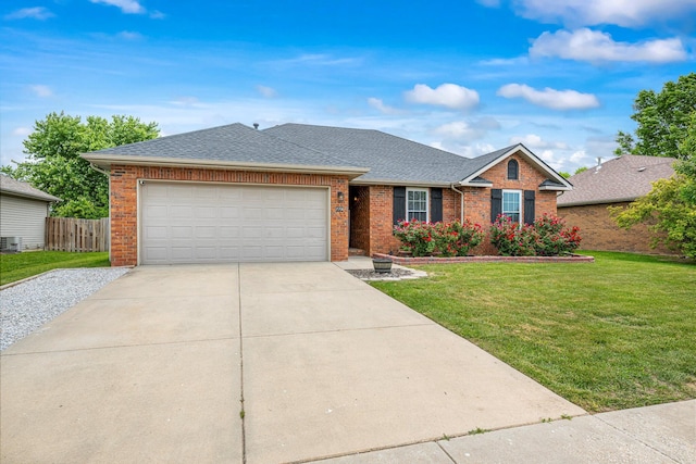 776 S Pinehurst St, Nixa, MO 65714 - view of front facade featuring brick siding, concrete driveway, a shingled roof, and a garage