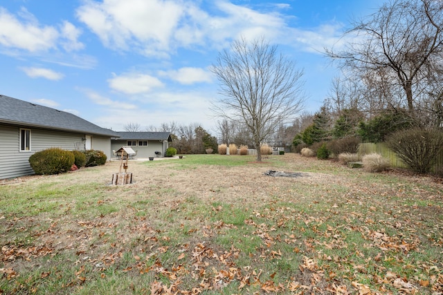 view of yard