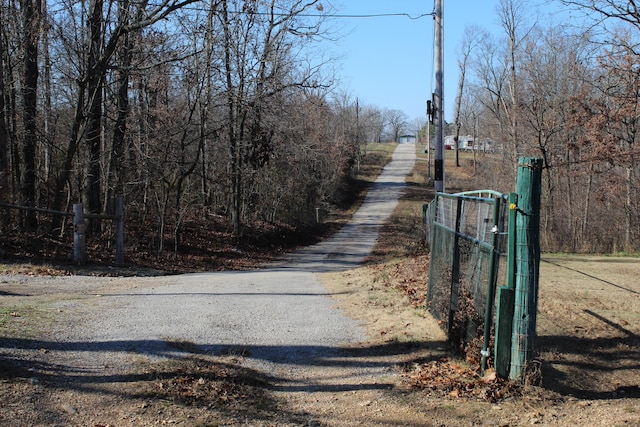 view of road