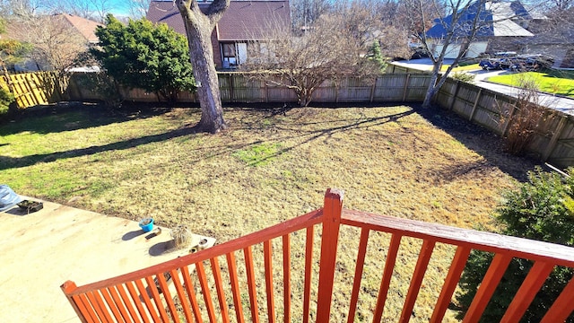 view of yard with a patio