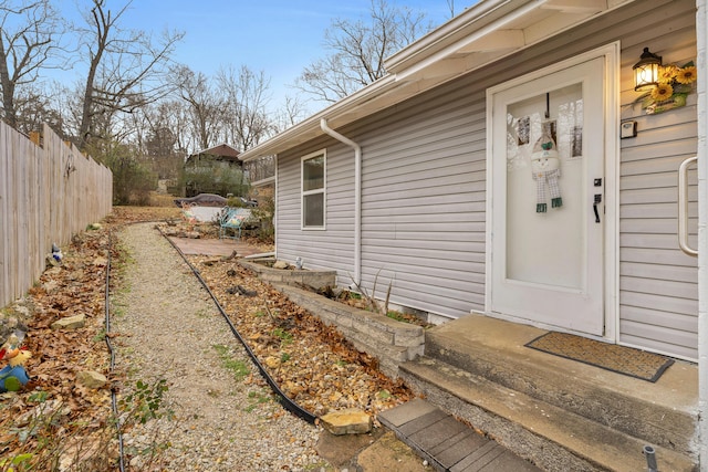 view of property entrance