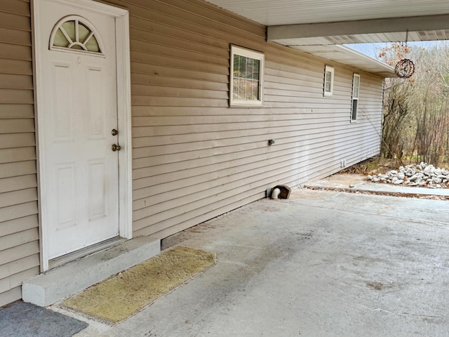 view of property entrance