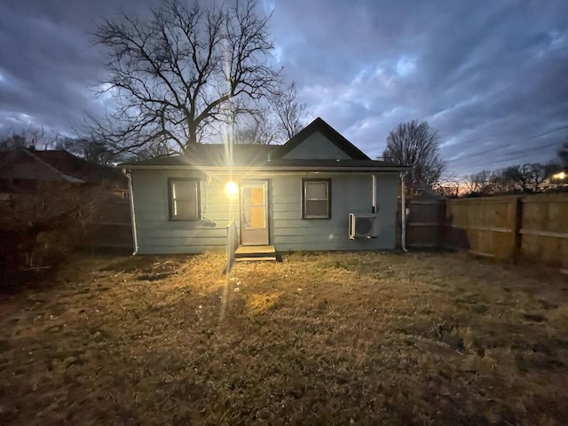 view of back of property