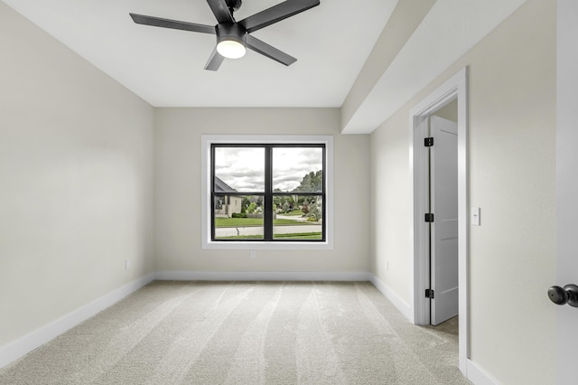 702 S Thornridge Dr, Springfield, MO 65809 - unfurnished room featuring light carpet, baseboards, and ceiling fan