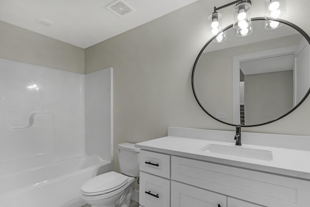 702 S Thornridge Dr, Springfield, MO 65809 - full bathroom featuring vanity, toilet, and  shower combination