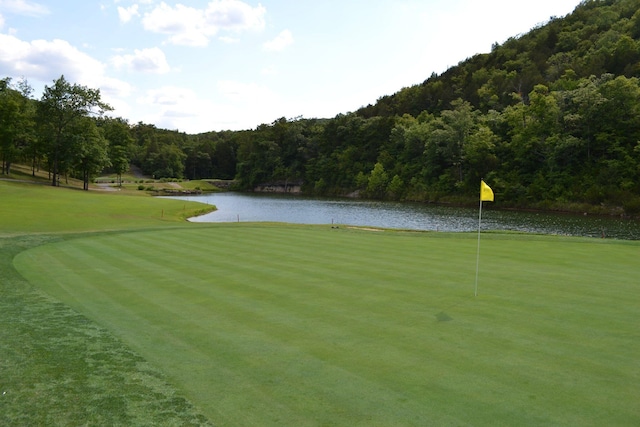 view of property's community featuring a water view