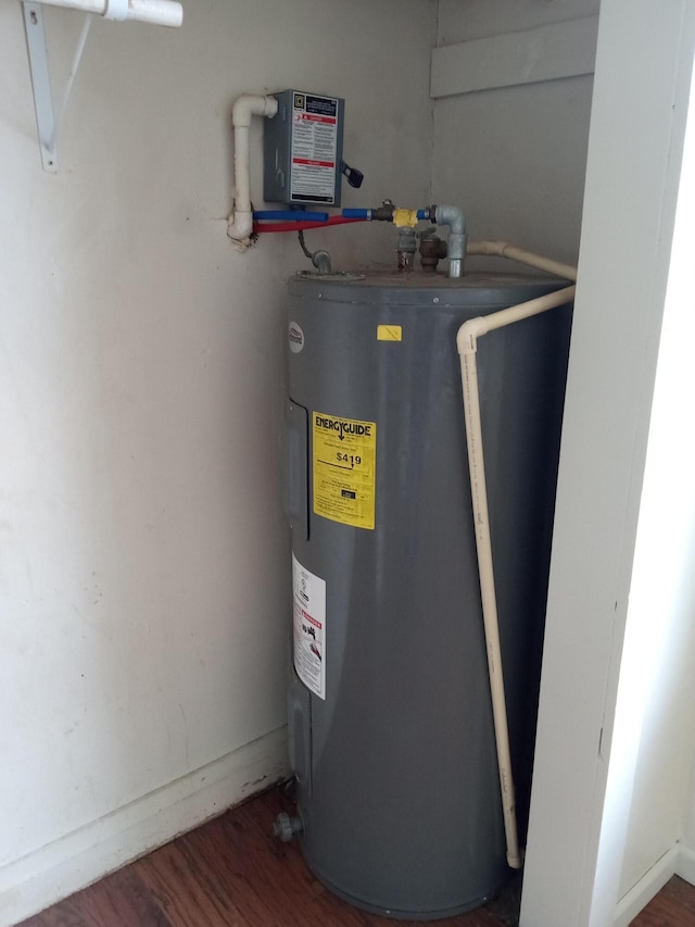 utilities featuring electric water heater