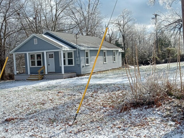 view of front of home